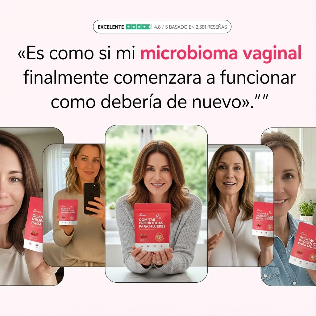 FemiCare – Gomitas con Complejo Probiótico de Equilibrio Femenino de Triple Sinergia