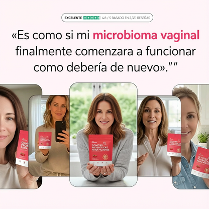 FemiCare – Gomitas con Complejo Probiótico de Equilibrio Femenino de Triple Sinergia