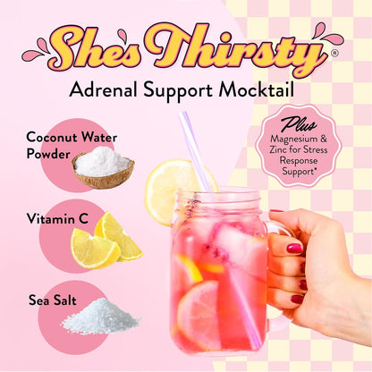 Legendairy Milk She’s Thirsty – Strawberry Lemonade, Hydration Packets