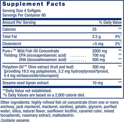 Life Extension Super Omega-3 EPA/DHA Fish Oil