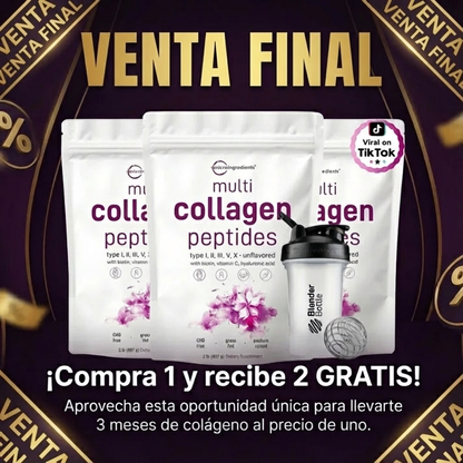 Micro Ingredients Polvo de Péptidos de Colágeno Multitipo