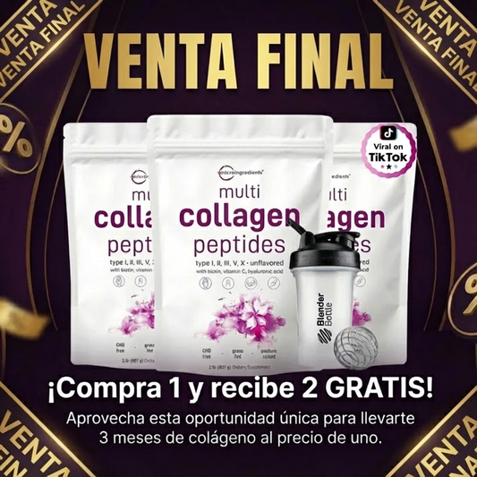 Micro Ingredients Polvo de Péptidos de Colágeno Multitipo