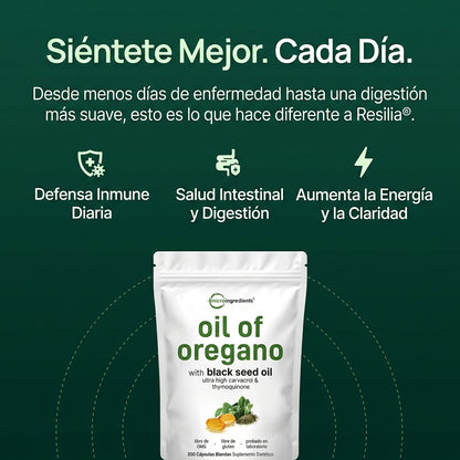 Aceite de Orégano + Semilla Negra
