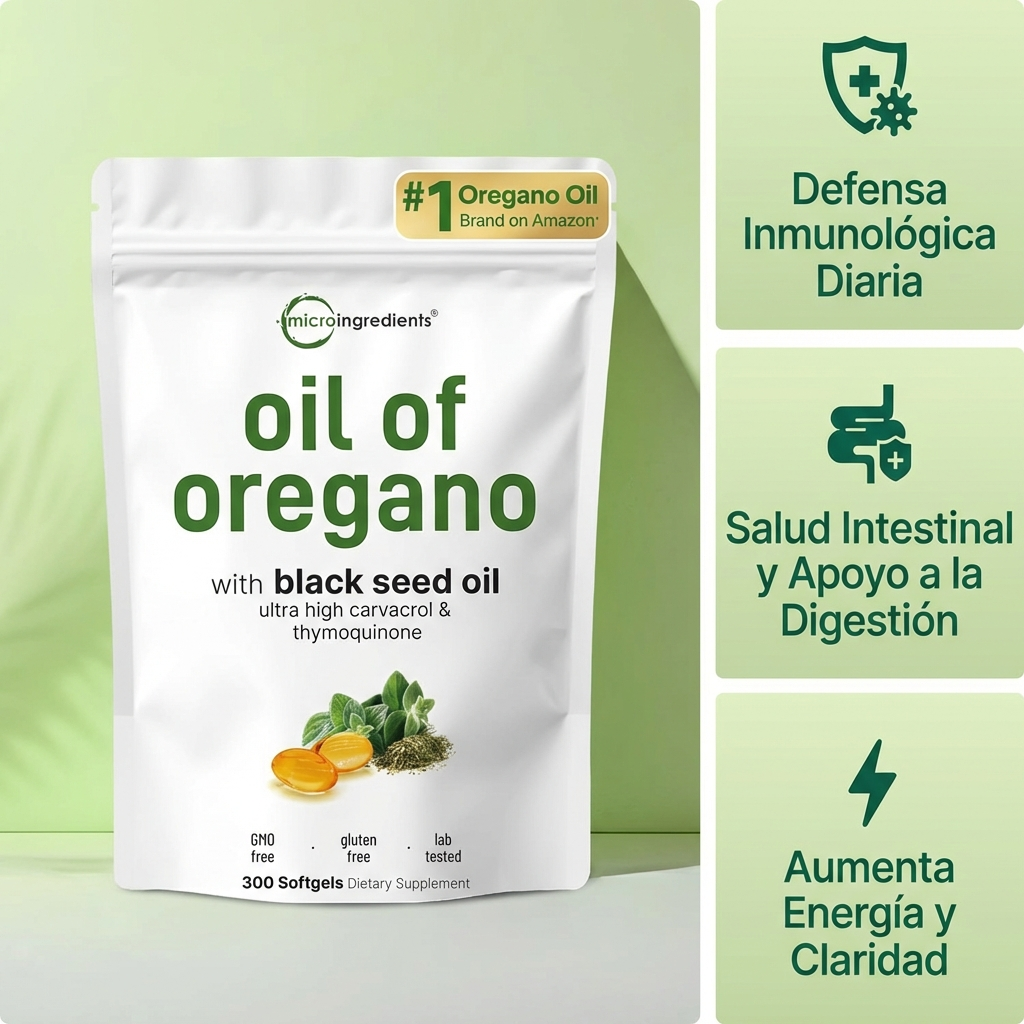Aceite de Orégano + Semilla Negra