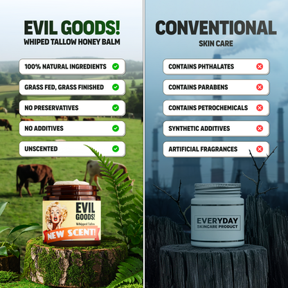 Bálsamo de sebo todo en uno: combate el acné, suaviza las arrugas y mantiene la piel suave todo el día.