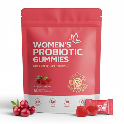 FemiCare – Gomitas con Complejo Probiótico de Equilibrio Femenino de Triple Sinergia